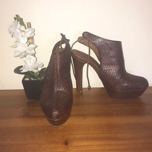 Franco Cuadra snakeskin heels